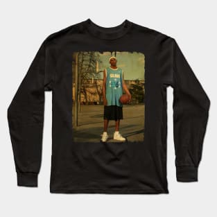 Kevin Durant - Vintage Design Of Basketball Long Sleeve T-Shirt